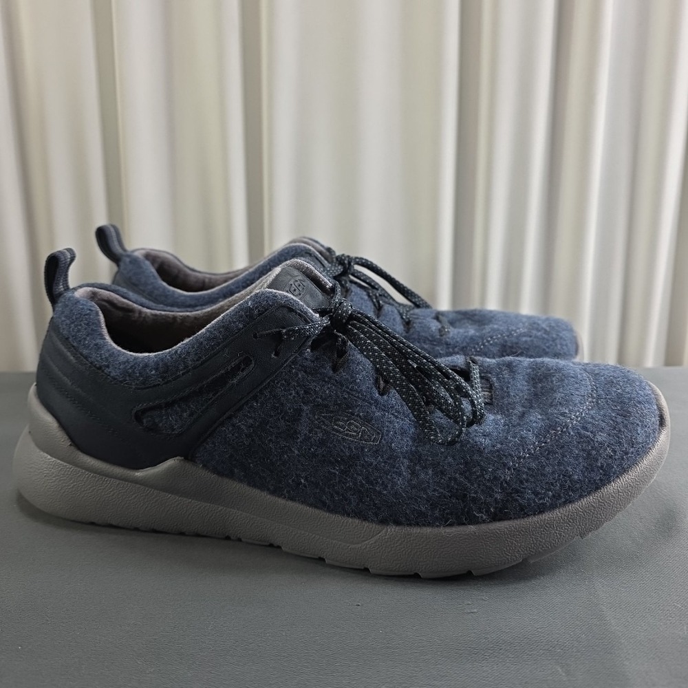 Keen Highland Arway Steel Blue Drizzle Wool‎ Low Top Sneakers US Men's Size 11